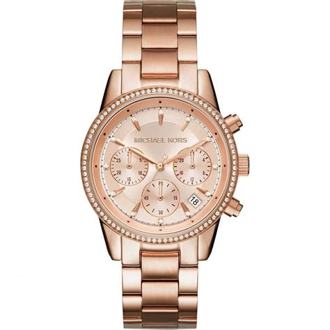 montre michael kors femme rose gold